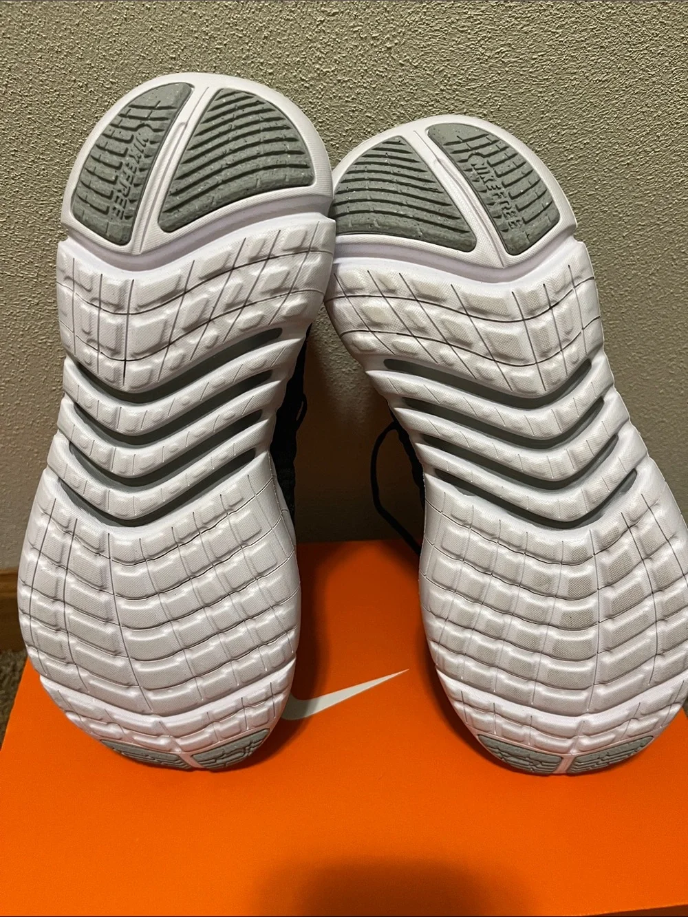 Nike Black and White Knit Training Sneakers